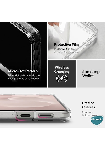 Microsonic Honor 400 Kılıf Magsafe Clear Sararmaz Şeffaf -