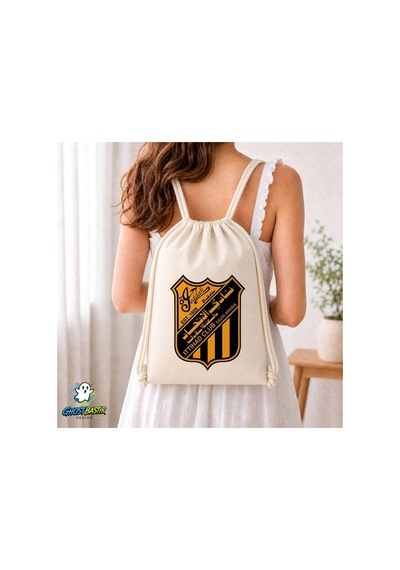 Ghostbastır Design Ittıhad Club Büzgülü Keten Çanta C122 Bej