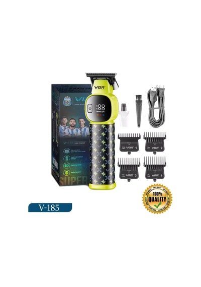 V-185 Çift Hızlı Turbo Saç Sakal Çizim Makinesi Seramik Trimmer Bıçak - 6500 Rpm