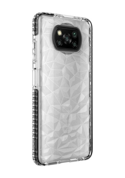 Xiaomi Poco X3 Kılıf Zore Buzz Kapak Siyah