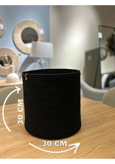 Mavaux Rover Çok Amaçlı Düzenleyici Sepet, Saksılık, Organizer 30-30, Orta Boy Siyah