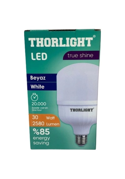 30 W Led Torç Ampul Beyaz - Çok Renkli