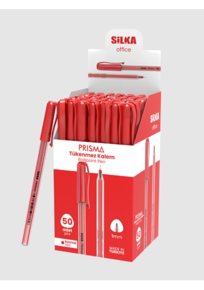 Sılka Lınc Offıx Tukenmez Kalem Kırmızı 50lı