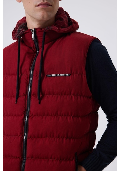 Lee Cooper Caspıan Erkek Yelek Bordo -16075-Bordo