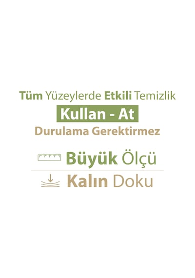 Baby Turco Doğadan Pratik Yüzey Temizlik Havlusu 4 x 100'lü