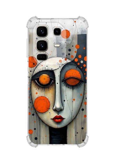 Printify Infinix Note 50 Pro İle Uyumlu Şeffaf Silikon Kılıf Uv Baskılı Esnek Tpu Kapak Odak No1