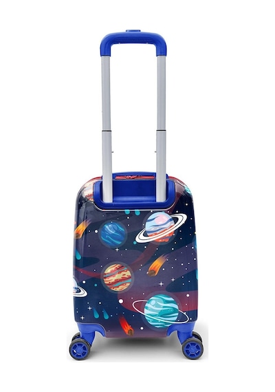 Coral High Kids Saks Mavi Astronot Desenli Çocuk Valizi 16743