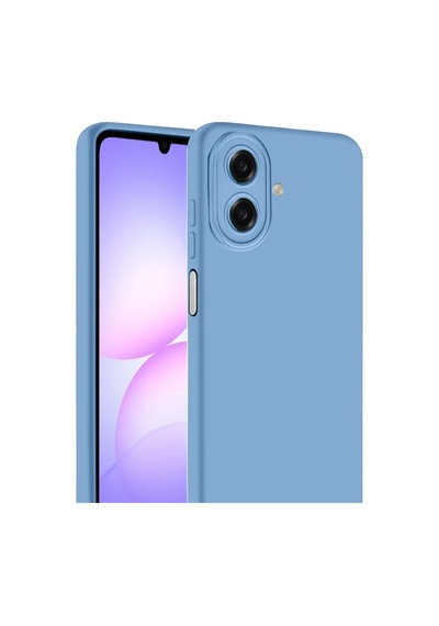 Samsung Galaxy A07 4g First Silikon - Mavi