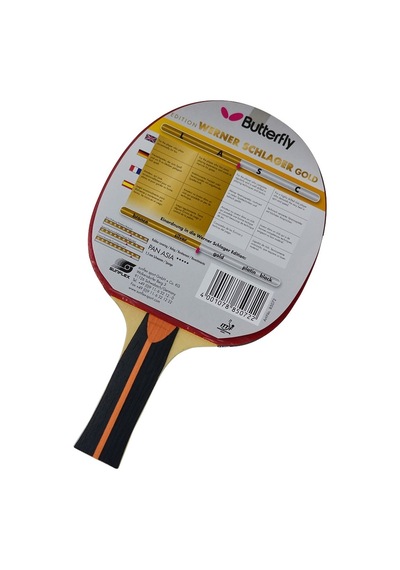 Gözdespor Butterfly Werner Schlager Gold P.P.Masa Tenisi Raketi-X-Mısc