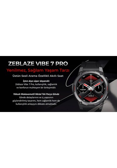 Zeblaze Stratos 4 1.43" Amoled Akıllı Saat (Distribütör Garantili)