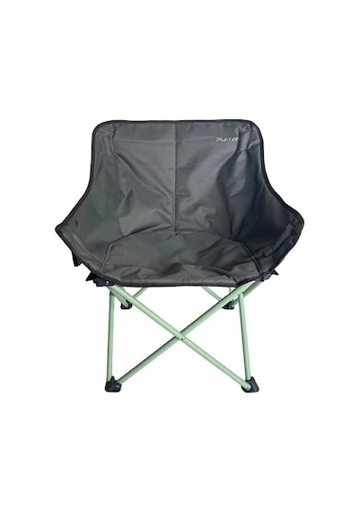 Platan Chair Ones-mh Yer Kaplamaz Hafif Katlanır Kamp Piknik Sandalyesi Yeşil - Gri