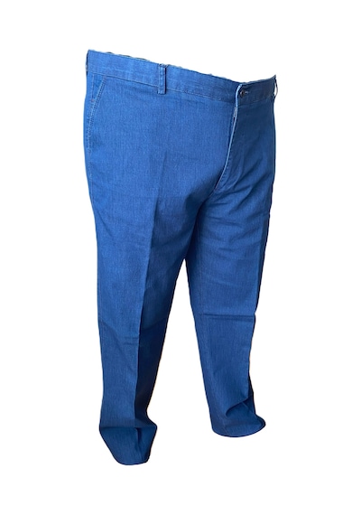 Gruva Erkek Regular Fit Normal Kesim Likralı Esnek Rahat Tensel İnce Yazlık Kot Pantolon Mavi