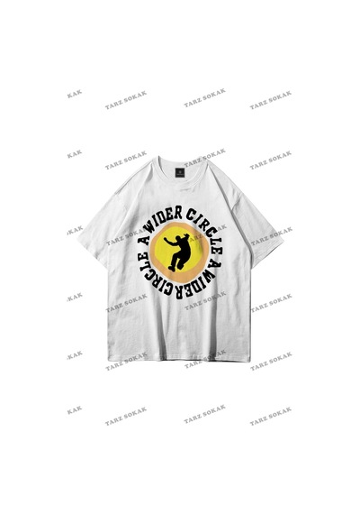 Tarzsokak Unisex A Wider Circle Beyaz