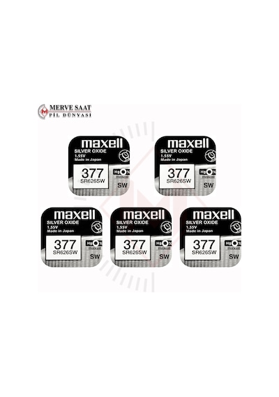 Maxell 377 SR626SW Kol Saati Pili 1.55V 5AD