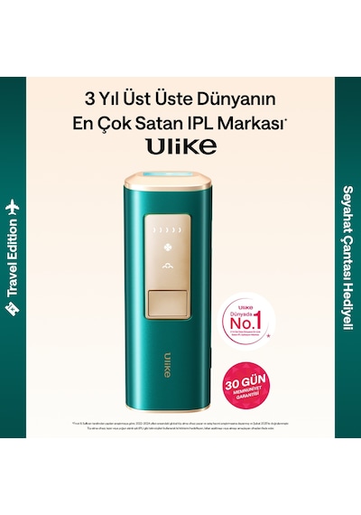 Ulike Air 2 Travel Ed Acıyı Önleyen Safir Buz Soğutma Ipl Lazer Epilasyon Aleti, 500.000 Atım, Taşıma Çantalı