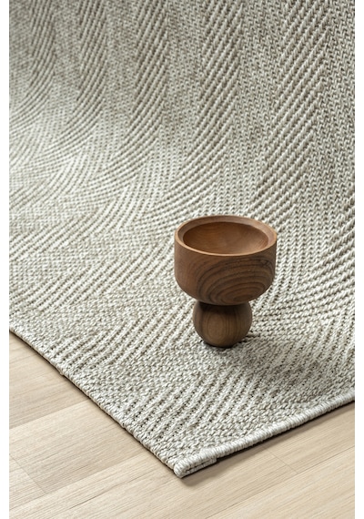 Mariesse Home Hav Toz Vermez Kolay Temizlenen Hasır Doku Sisal Halı 665-gri