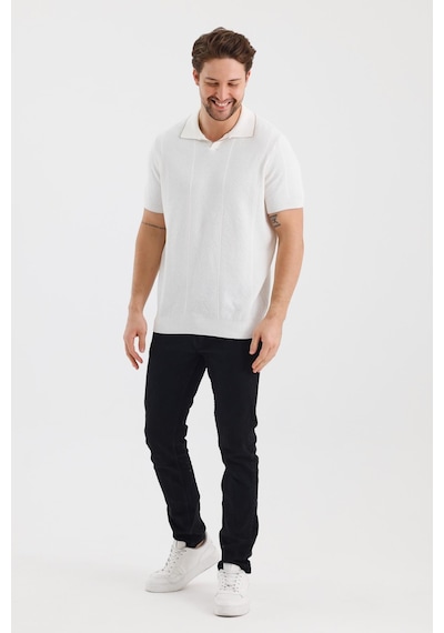 Alexander Gardi Alexandergardı Çizgili Polo Yaka Regular Fit T-shırt E24-eze-32 001