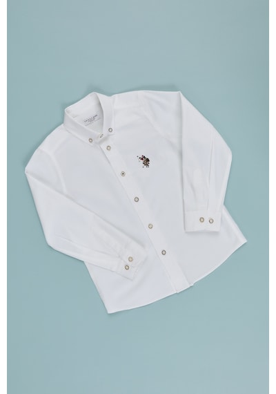 U.S. Polo Assn. U.s. Polo Assn. Erkek Çocuk Beyaz Gömlek Basic 50320232-vr013