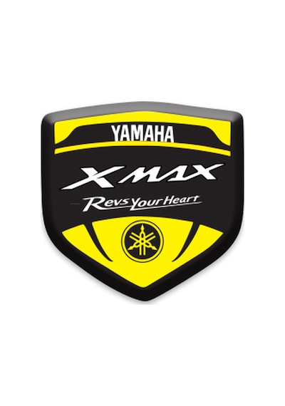 Motosiklet Stıcker Xmax 3d Kabartmalı Siperlik Camı 6