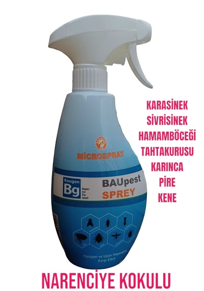 Baupest 400 Ml Portakal Kokulu Genel Haşere İlacı, Kullanıma Hazır Sprey
