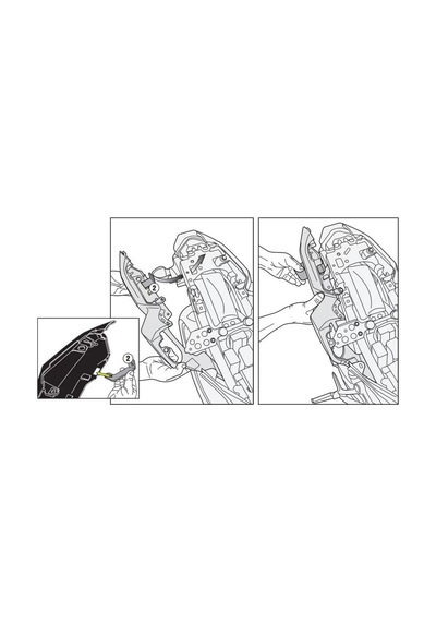 Gıvı 2118fz Yamaha Mt-07 14-17 Arka Çanta Taşıyıcı Tek Renk