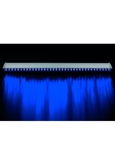 20 Cm Wallwasher Led Bina Dış Duvar Aydınlatma Boyama Mavi Işık Gri