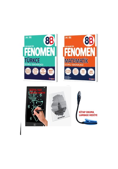 2024-2025 Müfredat Fenomen 8 Sınıf Lgs Türkçe Ve Matematik B
