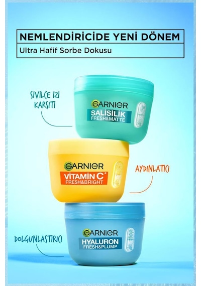Hyaluron Fresh & Plump Dolgunlaştıran Nemlendirici Sorbe Yüz Kremi 85 Ml, Vegan & Cruelty Free 3600542663250-11233