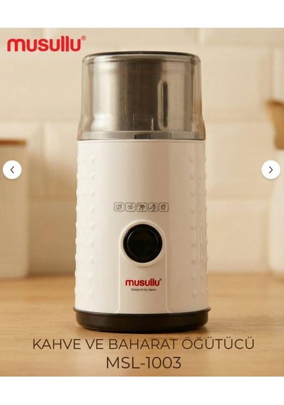 Musullu Msl1003 Baharat Öğütücü Beyaz