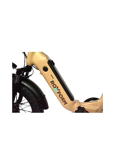 Roxform Ural 20" Elektrikli Bisiklet - Şehir İçi Kullanım İçin İdeal, Uzun Menzil E-bike Krem Krem