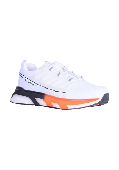 Mc Jamper 2296 Byz-orj Akıllı Bağcık Erkek Sneaker Ayakkabı Beyaz
