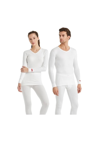 Blackspade V Yaka Beyaz Unisex Uzun Kol Thermal İçlik C7t5n2o1 001