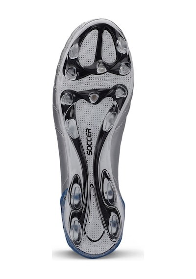 Slazenger HUGO KR Çocuk Halı Saha Gri / Mavi Futbol Ayakkabısı