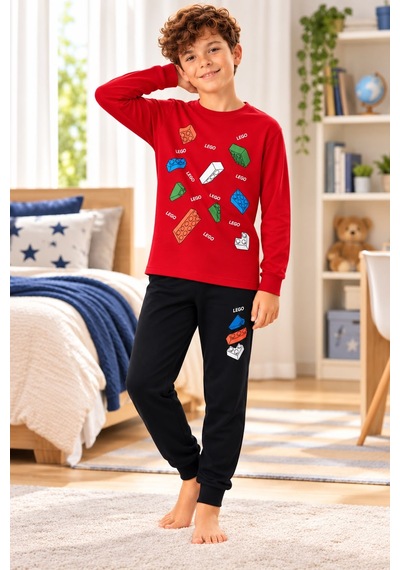 Tarık Garson Boy İnterlok Kumaş Baskılı Erkek Pijama Takımı 6-10 Yaş -ta4422360 - Kırmızı KIrmızı Tarık Garson Boy İnterlok Kumaş Baskılı Erkek Pijama Takımı 6-10 Yaş -ta4422360 - Kırmızı KIrmızı