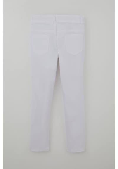 Konsept Erkek Çocuk Gabardin Pantolon Düğmeli Fermuarlı 5-9 Yaş, Ekru