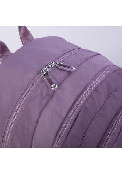Nas Bag Unisex Büyük Boy Su Geçirmez Waterproof Hafif Sırt Çantası Mor