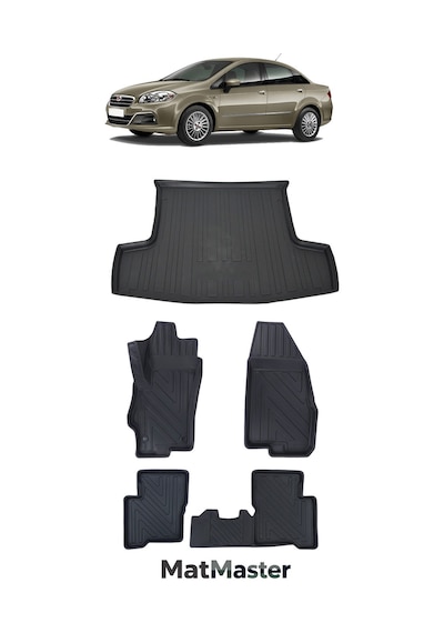Fiat Linea 2012 Model 5d Premium Ekstra Havuzlu Paspas Ve Bagaj Havuzu Set