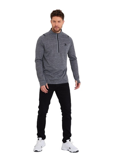 Adams Advance Spor Sweatshirt Erkek Yüksek Yaka 1/4 Fermuar 001