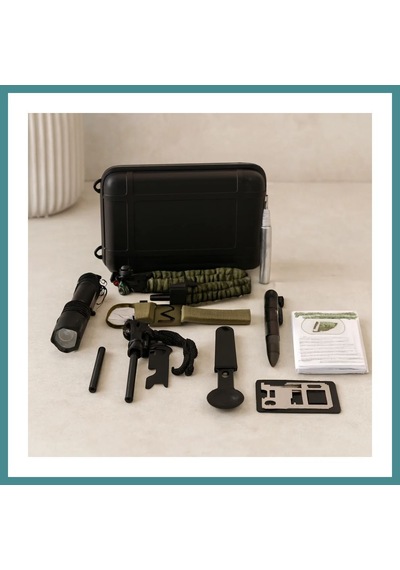 Trendexa 12 Parça Kamp Ve Hayatta Kalma Seti Survival Kit Mac Çok Renkli