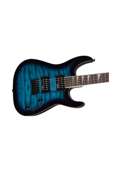 Jackson Js20 Dinky Dkq 2pt Amaranth Klavye Transparent Blue Burst Elektro Gitar