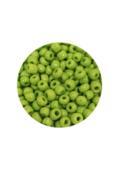 Dökme Cam Kum Boncuk 8/0 3 Mm - 60 Gram - Ihlamur Yeşili - Bnc205 Diğer