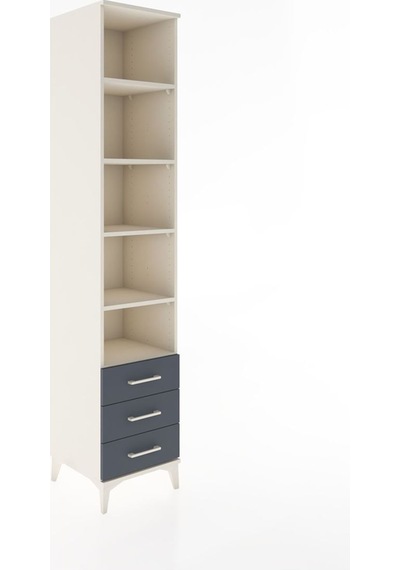 Hyperion Dolap 5 Raflı 3 Çekmeceli 44x44x221 Aytaşı-antrasit Aytaşı