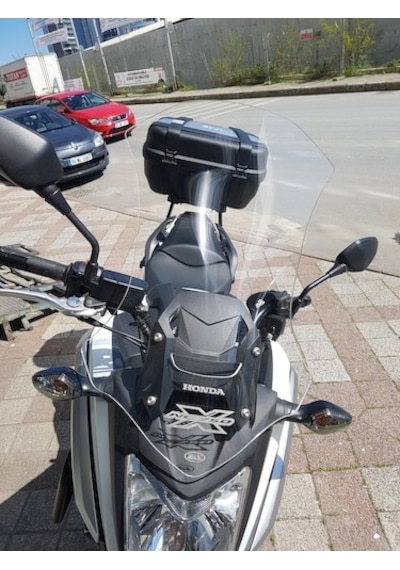 Zeus Motor 2016-2020 Honda Nc 750 X Uyumlu Uzun Ön Cam Şeffaf Renk