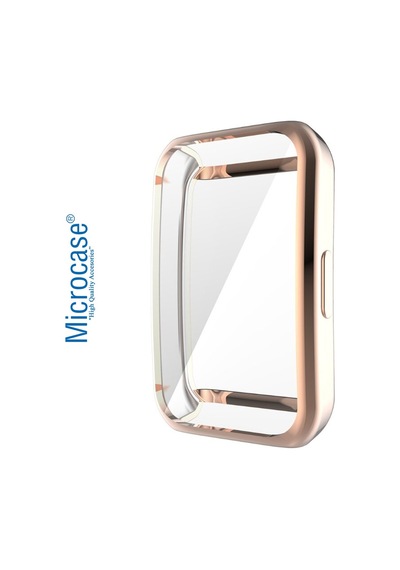 Microcase Honor Band 6 Önü Kapalı Tasarım Silikon Kılıf