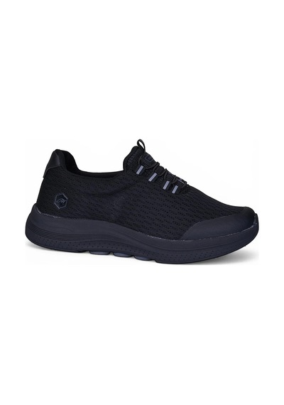Tuğba Ortopedi 6193 Erkek Lastikli Rahat Sneaker Siyah