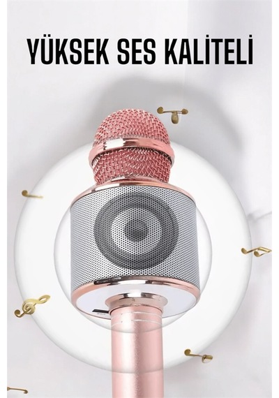 Taşınabilir Bluetooth Karaoke Mikrofon: Hafıza Kart Girişli Etkileyici Performans