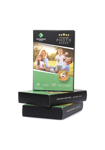 Elegance 4r 10X15 cm Glossy 260GSM 300ADET Fotoğraf Kağıdı 3 Lü