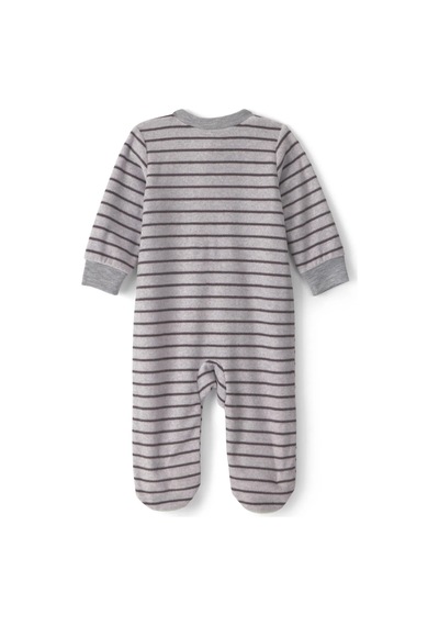 Carter's Erkek Bebek Polar Fermuarlı Patikli Tulum Gri 1w112310