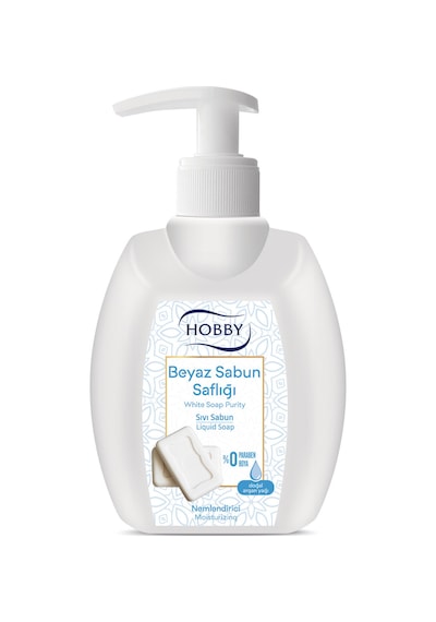 2 Adet Hobby Beyaz Sabun Saflığı Sıvı Sabun 300 Ml
