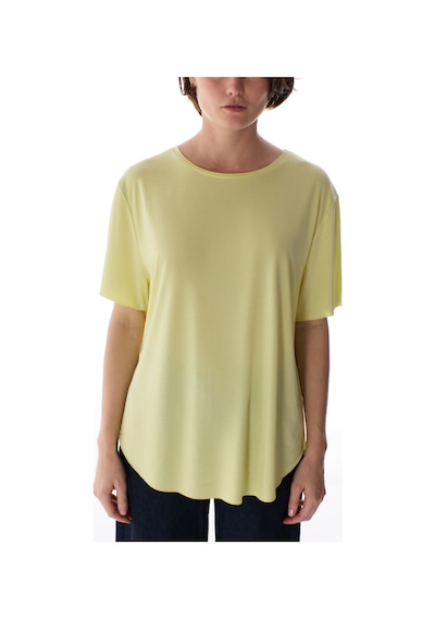 Penti Lime Yeşili Bisiklet Yaka Oversize Modal T-Shirt